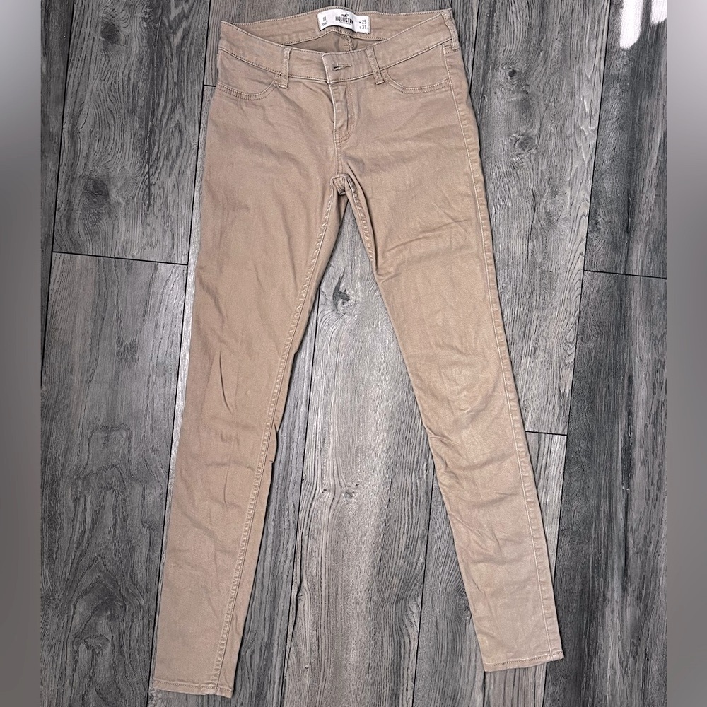 Hollister California Size 0 Khaki Tan Skinny Jeans